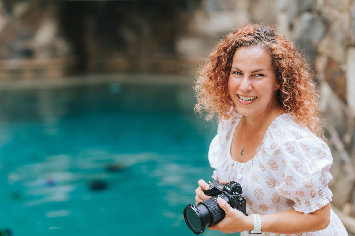 Rachel Dodd with camera